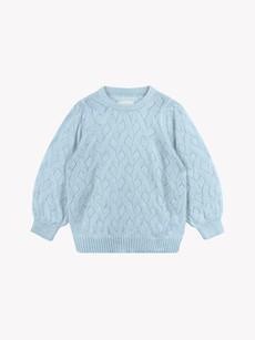 Dahlia sweater - ice blue via Brand Mission