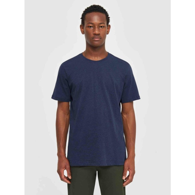 Basic t-shirt - insigna blue melange from Brand Mission