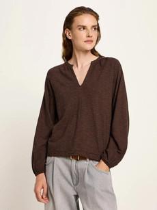 Gestreepte blouse top  - black cinnamon via Brand Mission