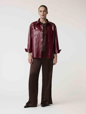 Louise shacket - merlot from Brand Mission
