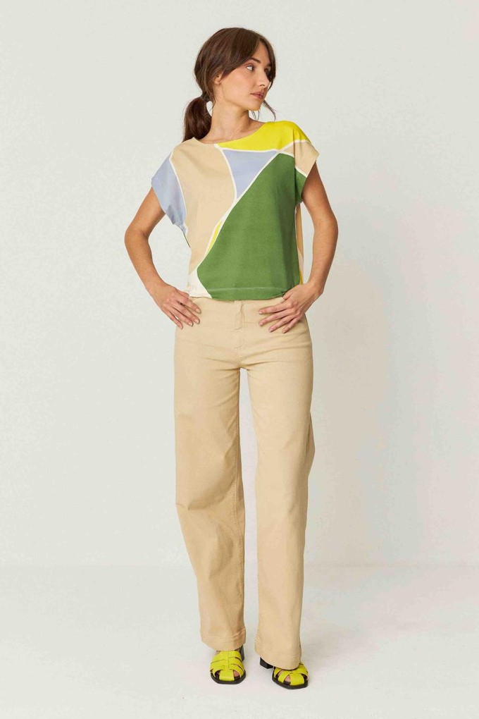 Eider top - patches green from Brand Mission