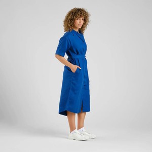 Shirt dress Ripa  - Limoges Blue from Brand Mission