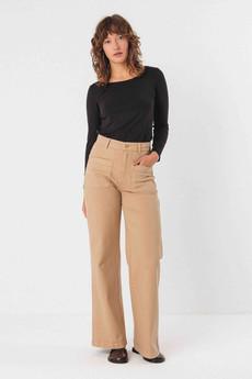 Lakha Broek - beige via Brand Mission