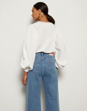 Heath blouse - white from Brand Mission