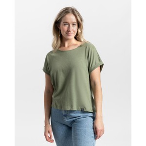 Bella linnen top - army green from Brand Mission