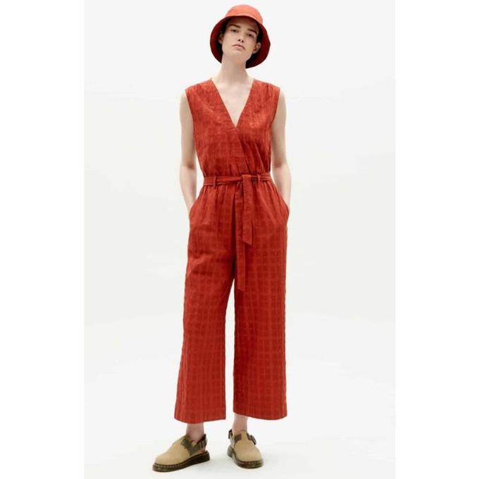 Winona jumpsuit - orange red from Brand Mission