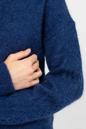 Moore trui - bright blue from Brand Mission