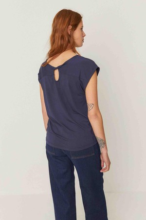 zur-4 top - navy violet from Brand Mission