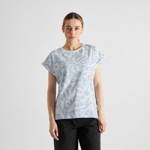 T-shirt visby Wonky beach - Skyway blue from Brand Mission