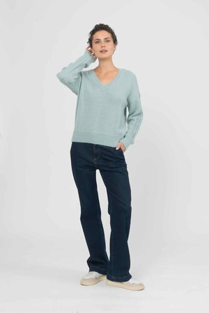 Moore trui - sage from Brand Mission