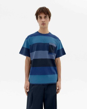 Aaron t-shirt - wave stripes from Brand Mission