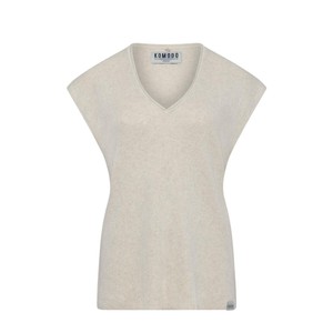 Polly top - ivory melange from Brand Mission