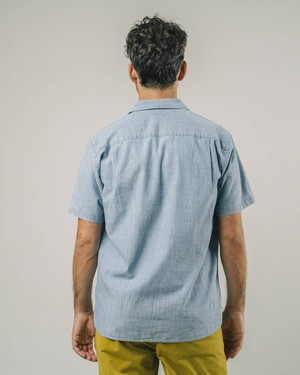 Indigo Denim Aloha Shirt from Brava Fabrics