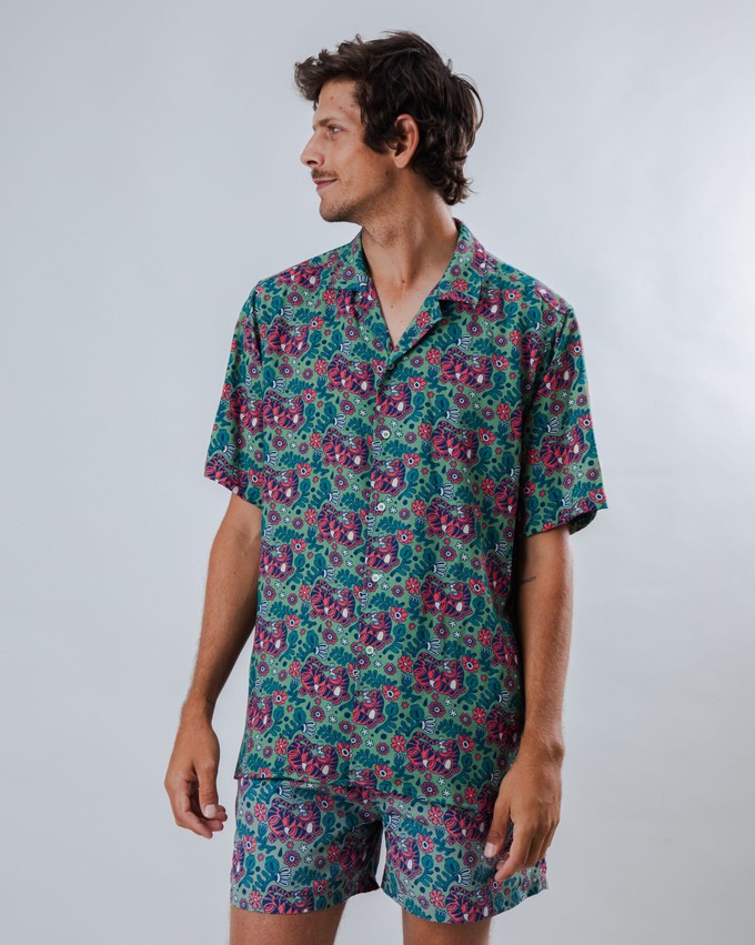 Asis Percales Tigris Swimwear? Light Green from Brava Fabrics