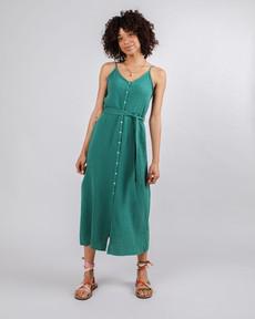 Bubble Long Dress Green via Brava Fabrics