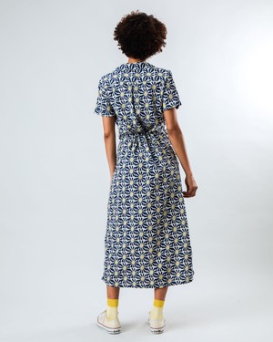 Marisol Long Dress Navy from Brava Fabrics