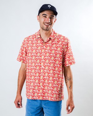 Marisol Aloha Shirt Red from Brava Fabrics