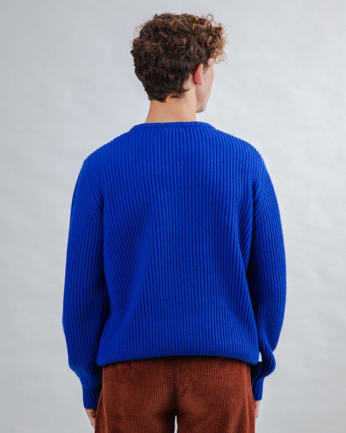 Wool Sweater Blue Klein from Brava Fabrics