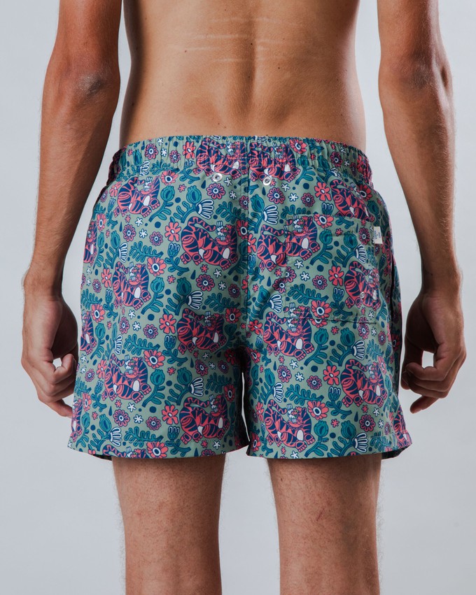 Asis Percales Tigris Swimwear? Light Green from Brava Fabrics