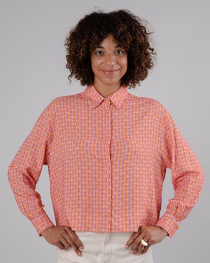 Gummie Boxy Blouse Coral from Brava Fabrics Gummie Boxy Blouse Coral from Brava Fabrics