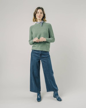 Cropped Sweater Botanic Green from Brava Fabrics