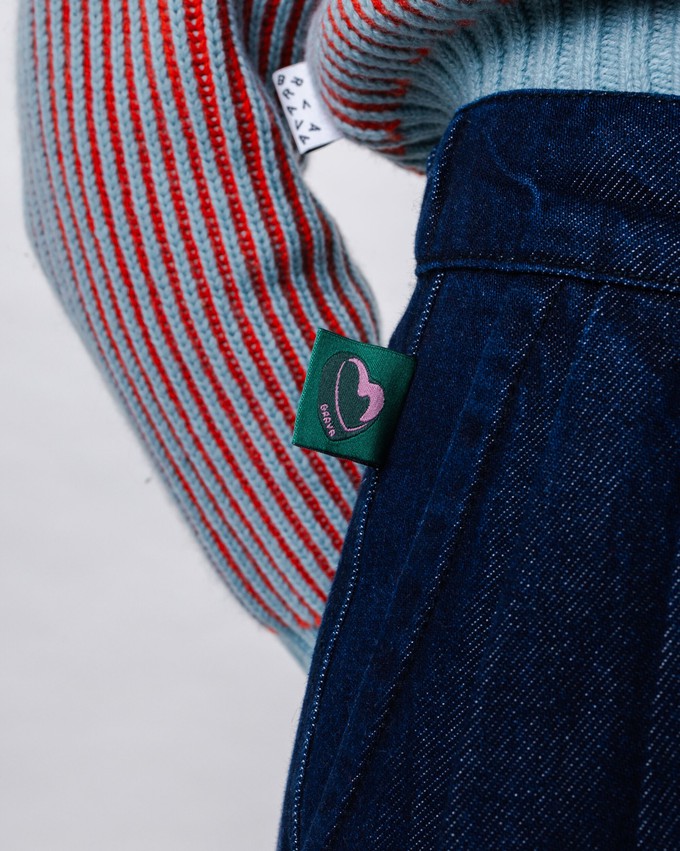 Denim Midi Skirt from Brava Fabrics