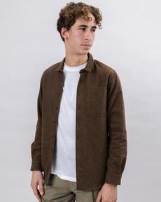 Heart Flannel Overshirt Brown via Brava Fabrics