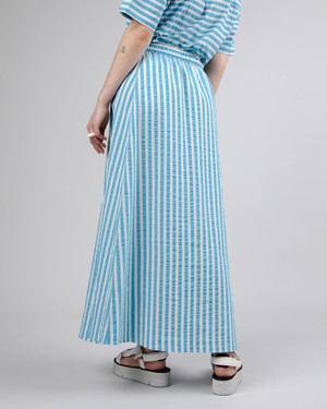 Stripes Long Skirt Blue from Brava Fabrics