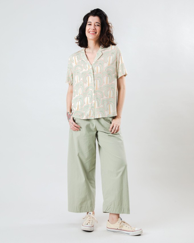 Borneo Aloha Blouse Ecru from Brava Fabrics