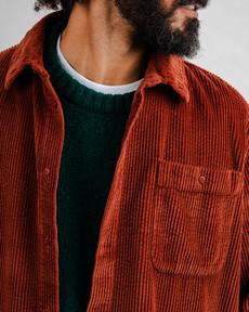 Corduroy Overshirt Copper via Brava Fabrics