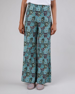 Spring Wide Leg Pants Blue from Brava Fabrics