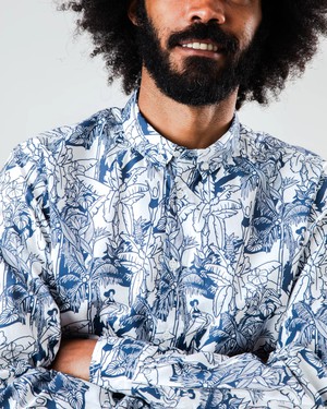 Helios Shirt Navy from Brava Fabrics