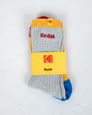 Kodak Block Ribbed Socks from Brava Fabrics