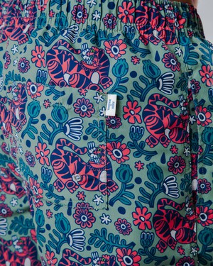 Asis Percales Tigris Swimwear? Light Green from Brava Fabrics