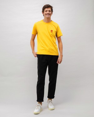 Kodak Logo T-shirt Yellow from Brava Fabrics