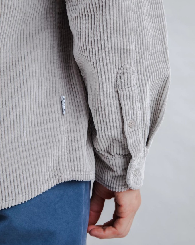 Corduroy Overshirt Grey from Brava Fabrics