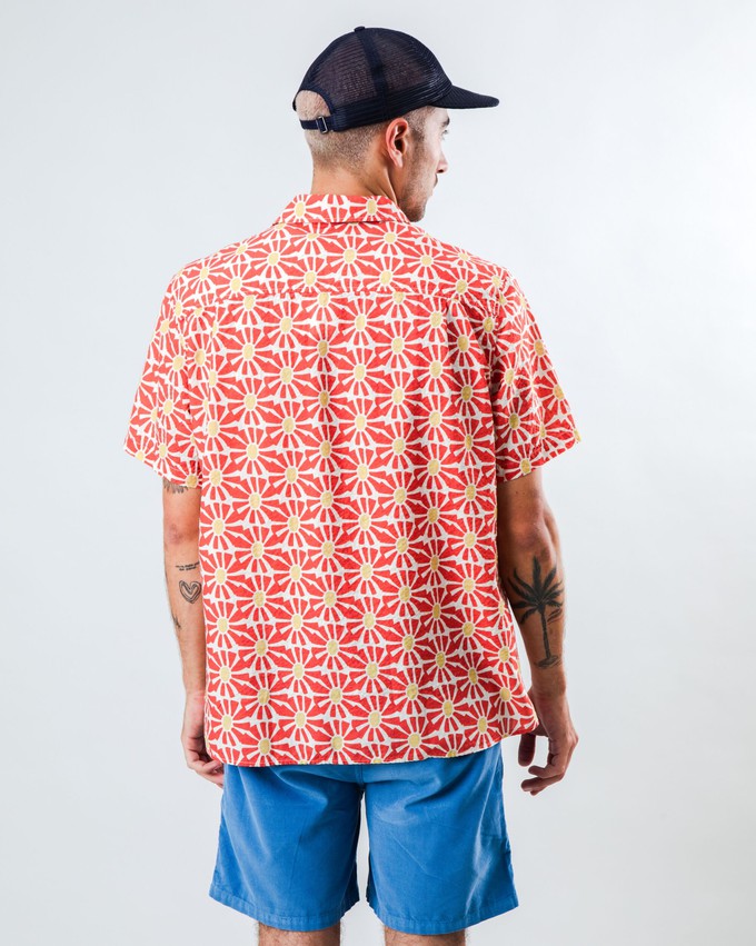 Marisol Aloha Shirt Red from Brava Fabrics