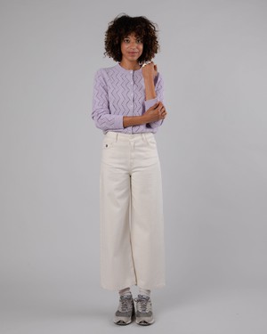 Holeknit Knitted Jacket Lilac from Brava Fabrics