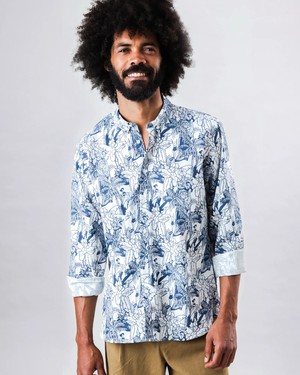 Helios Shirt Navy from Brava Fabrics