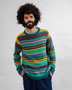 Multistriped Sweater via Brava Fabrics