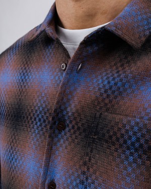 Pixel Check Overshirt from Brava Fabrics