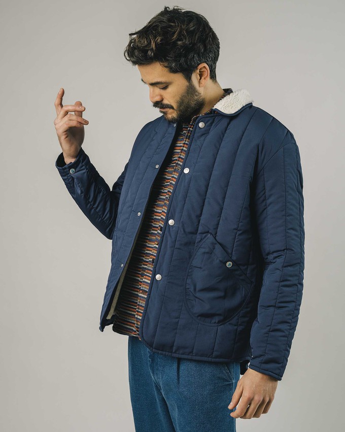 Padded Jacket Navy from Brava Fabrics