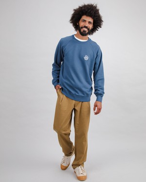 Asis Percales Tigris Sweatshirt Blue from Brava Fabrics