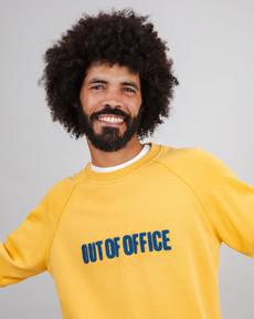 Out of Office Cotton Sweatshirt Yellow via Brava Fabrics