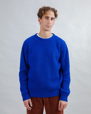 Wool Sweater Blue Klein from Brava Fabrics