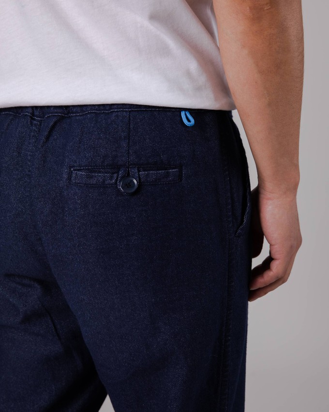 Flannel Comfort Chino Navy from Brava Fabrics