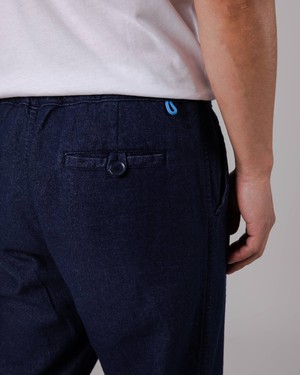 Flannel Comfort Chino Navy from Brava Fabrics