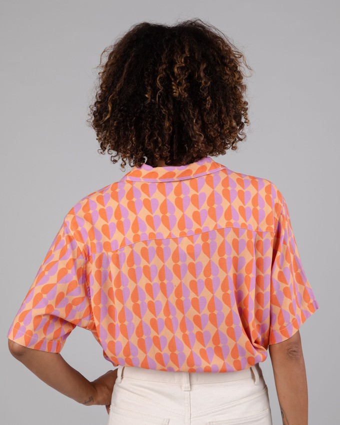 Gummie Aloha Blouse Coral from Brava Fabrics Gummie Aloha Blouse Coral from Brava Fabrics