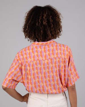 Gummie Aloha Blouse Coral from Brava Fabrics Gummie Aloha Blouse Coral from Brava Fabrics