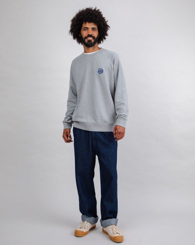 Asis Percales Tigris Sweatshirt Grey from Brava Fabrics